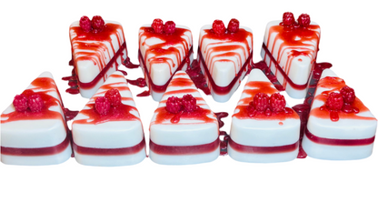 White Truffle Raspberry Pie Soap