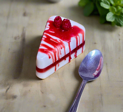 White Truffle Raspberry Pie Soap