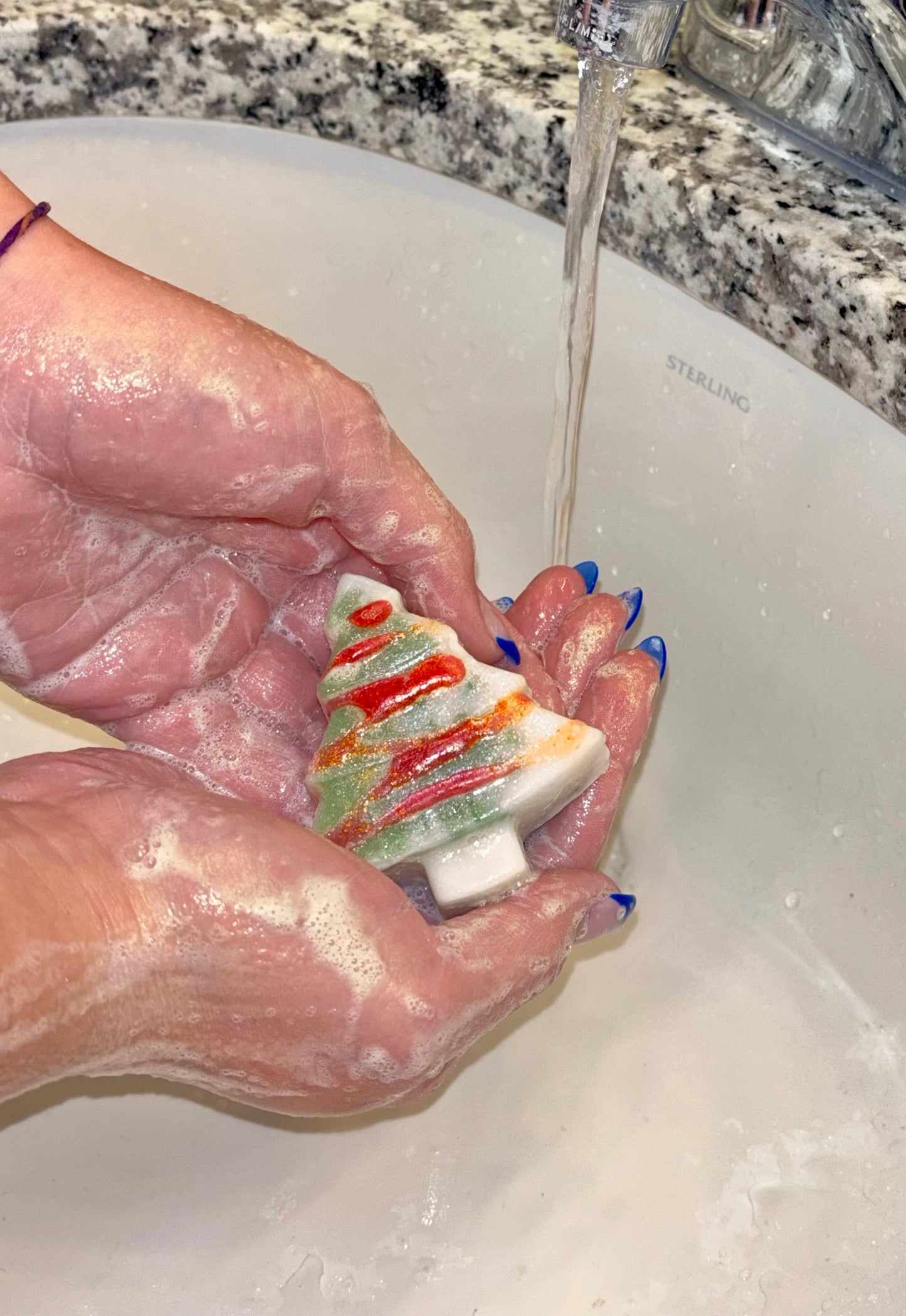 Peppermint Party Soaps Gift Set