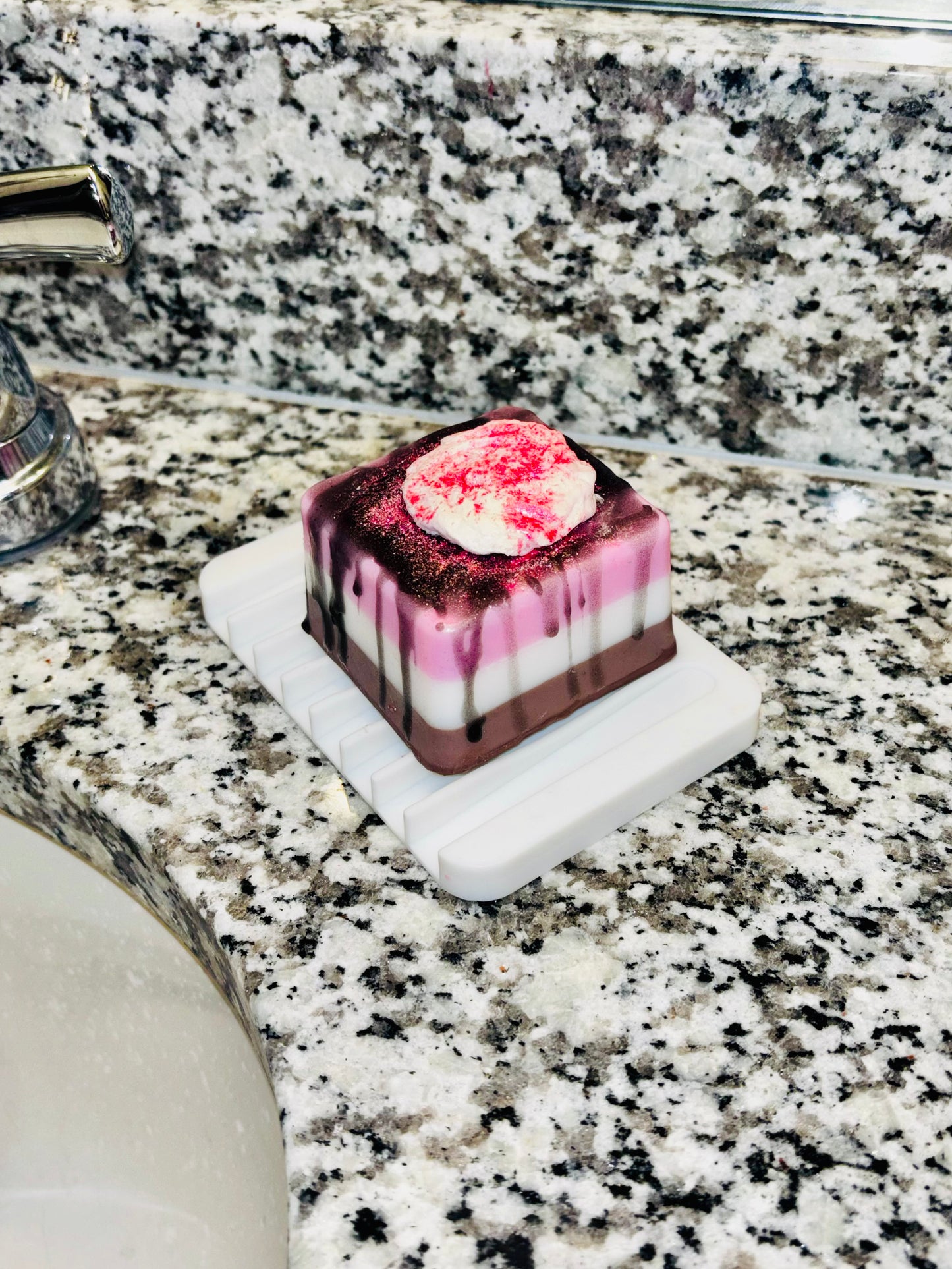 Neapolitan Cake Soap