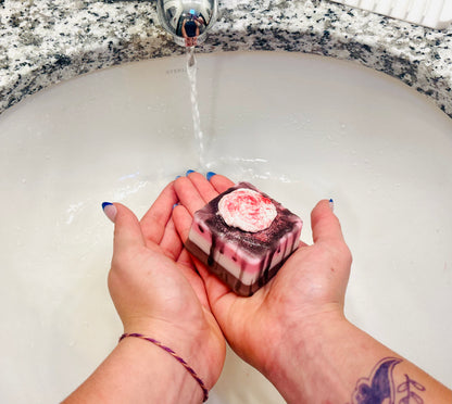 Neapolitan Cake Soap